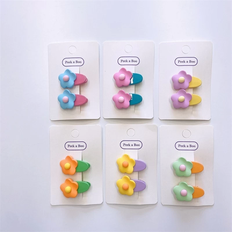 Cute Flower Hair Clips 4 Cute Flower Hair Clips - Image 2