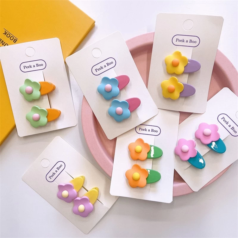 Cute Flower Hair Clips 5 Cute Flower Hair Clips - Image 3