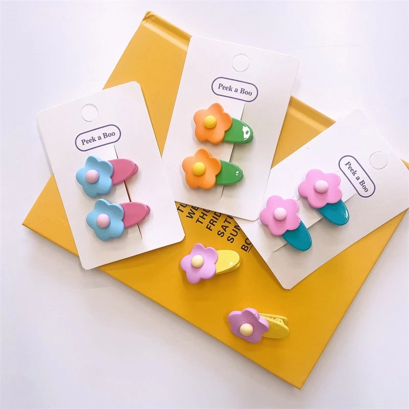 Cute Flower Hair Clips 6 Cute Flower Hair Clips - Image 4