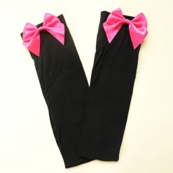 Ribbon Bowknot Thigh High Stockings -Kawaii Fashion Shop 20 color Thin Ribbon Bowknot Thigh High Stockings Ladies Sexy Wild Sweet Student Summer Cute White 3