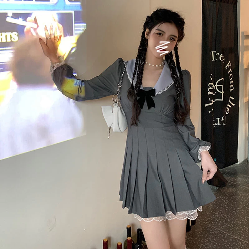 Korean Kawaii Sleeve Mini Dress 5 Korean Kawaii Sleeve Mini Dress - Image 3