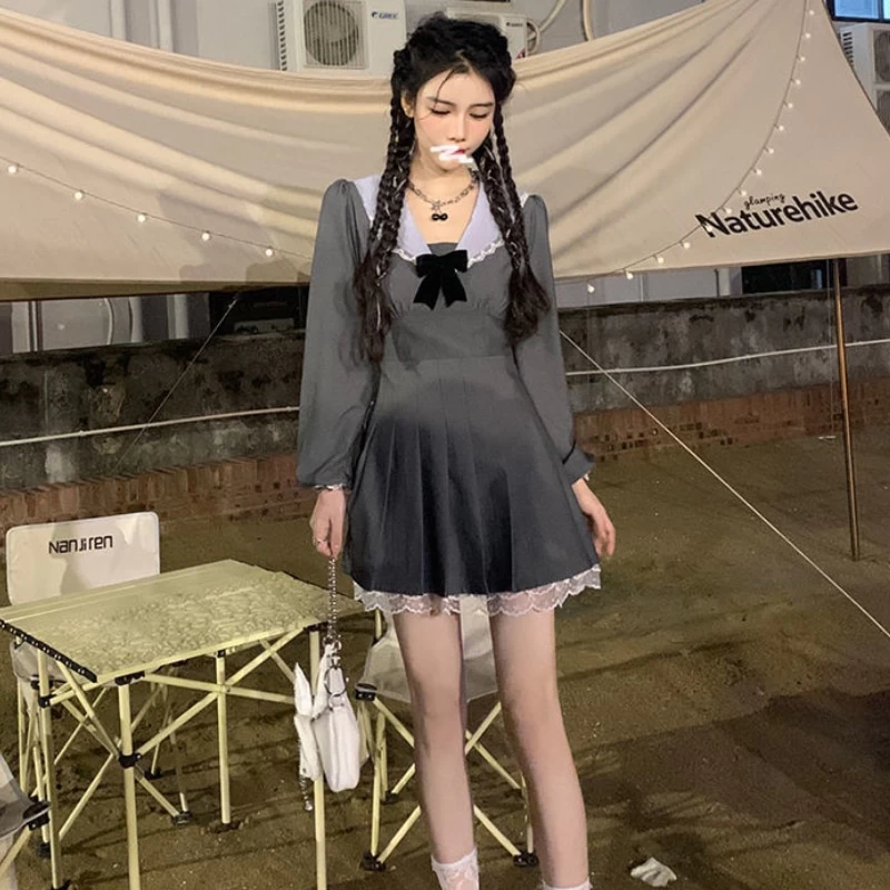 Korean Kawaii Sleeve Mini Dress 8 Korean Kawaii Sleeve Mini Dress - Image 6