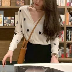 Sweet Thin Long Sleeve Slim Sweater