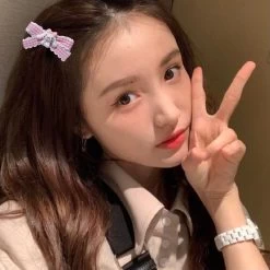 Kawaii Cartoon Bow Hair Clip -Kawaii Fashion Shop 2021 Kawaii Girls Cartoon Bow Hairpin Japanese Korean Fashion Women Hair Clip White Dog Barrettes Female 2