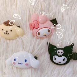 Kawaii Pink Bunny Hairpin