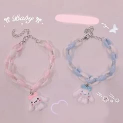 Kawaii Pink Cartoon Bracelet