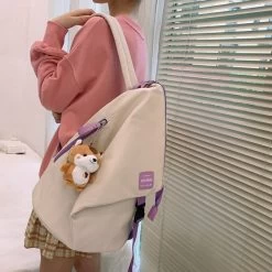 Kawaii Korea Girl Backpack 11 Kawaii Korea Girl Backpack -Kawaii Fashion Shop 2021 New Korea Backpack Stylish Women Girl Schoolbag Waterproof Outdoor Travle Backpack Teenage Child School Bag 3