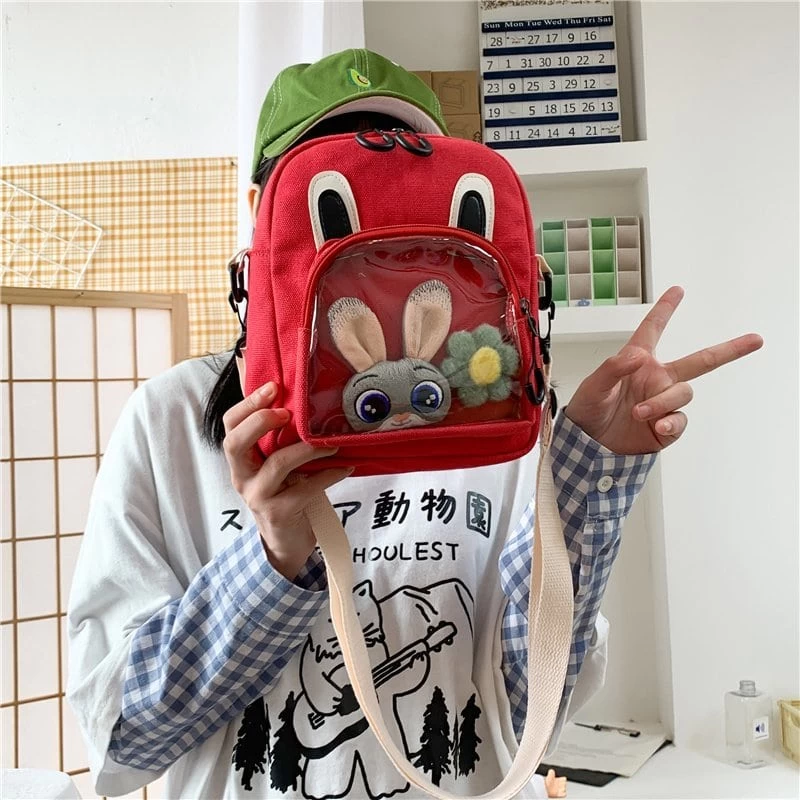 Kawaii Mini Transparent Backpack 4 Kawaii Mini Transparent Backpack - Image 2