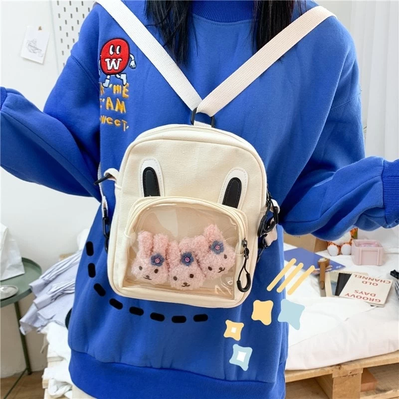 Kawaii Mini Transparent Backpack 3 Kawaii Mini Transparent Backpack