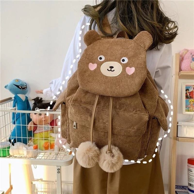 Kawaii Sweet Cartoon Bear Backpack 5 Kawaii Sweet Cartoon Bear Backpack - Image 3