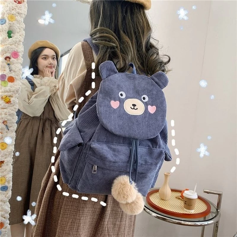 Kawaii Sweet Cartoon Bear Backpack 6 Kawaii Sweet Cartoon Bear Backpack - Image 4