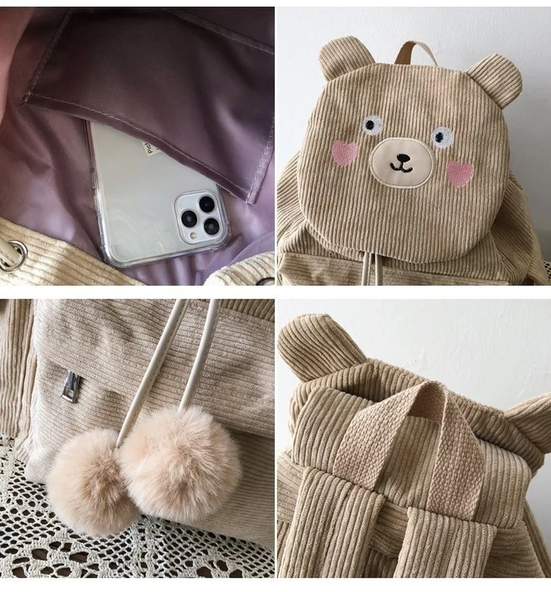 Kawaii Sweet Cartoon Bear Backpack 8 Kawaii Sweet Cartoon Bear Backpack - Image 6