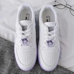 Space Kuromi Sneakers 9 Space Kuromi Sneakers -Kawaii Fashion Shop 2022 Sanrio Kuromi board shoes girl couple casual shoes cartoon sports show spring and summer breathable 2