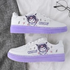 Space Kuromi Sneakers 11 Space Kuromi Sneakers -Kawaii Fashion Shop 2022 Sanrio Kuromi board shoes girl couple casual shoes cartoon sports show spring and summer breathable 4