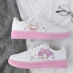 Space Kuromi Sneakers 12 Space Kuromi Sneakers -Kawaii Fashion Shop 2022 Sanrio Kuromi board shoes girl couple casual shoes cartoon sports show spring and summer breathable 5