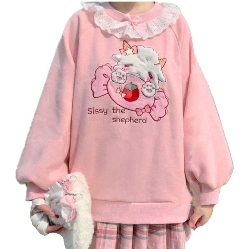 Sissy The Shepherd Kawaii Pullover 3 Sissy The Shepherd Kawaii Pullover