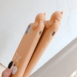 Cute 3D Cartoon Shiba Inu IPhone Case 5 Cute 3D Cartoon Shiba Inu IPhone Case -Kawaii Fashion Shop 3D Cute Cartoon Shiba Inu Dog Puppy Phone Case for iPhone 12 Mini 11 Pro XS 1