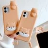 Cute 3D Cartoon Shiba Inu IPhone Case -Kawaii Fashion Shop 3D Cute Cartoon Shiba Inu Dog Puppy Phone Case for iPhone 12 Mini 11 Pro XS