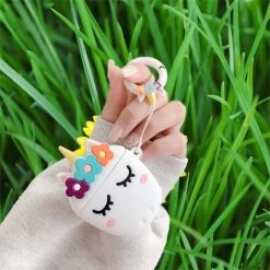 Kawaii Unicorn Airpods Case -Kawaii Fashion Shop 3D Kawaii Unicorns Bluetooth Earphone Case For Apple Airpods Pro 3 1 2 Silicone Case Pouch 3