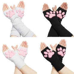 Kawaii 3D Cute Cat Paw Cosplay Gloves
