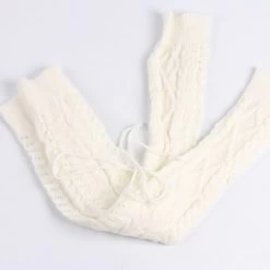 Japanese Lolita Over Knee Knit Socks 13 Japanese Lolita Over Knee Knit Socks -Kawaii Fashion Shop 60cm Over Knee Girl Japanese JK Uniform Leg Warmers Thigh High Socks Korean Lolita Winter Women 5