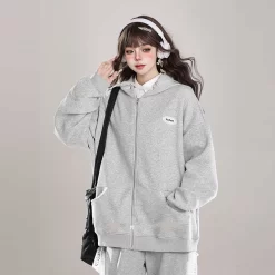 American Sweet Girl Style Oversize Hooded Coat 15 American Sweet Girl Style Oversize Hooded Coat -Kawaii Fashion Shop American Sweet Girl Style Oversize Hooded Coat 7