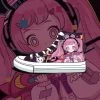 Kawaii High Top Graffiti Canvas Shoes -Kawaii Fashion Shop Amy and Michael Sweet Girls Students High Top Athletic Sneakers Graffiti Anime Casual Canvas Shoes Lovely