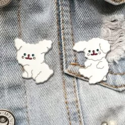 Kawaii Cute Dog Pin 10 Kawaii Cute Dog Pin -Kawaii Fashion Shop Animal Enamel Pin For Backpacks Lovely Dog Lucky Jewelry Gifts Metal Badge Cute Brooches For Women 2