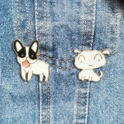 Kawaii Cute Dog Pin 11 Kawaii Cute Dog Pin -Kawaii Fashion Shop Animal Enamel Pin For Backpacks Lovely Dog Lucky Jewelry Gifts Metal Badge Cute Brooches For Women 3
