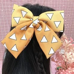 Anime Hair Bow Clips -Kawaii Fashion Shop Anime Demon Slayer Headwear Hair Band Cosplay Cute Cartoon Woman Hair Accessories 3