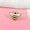 Cute Bees Inspired Pin 2 Cute Bees Inspired Pin -Kawaii Fashion Shop Be kind bee enamel pin Hard working Collecting honey brooches Kindness insect Lapel pins badges Shirt