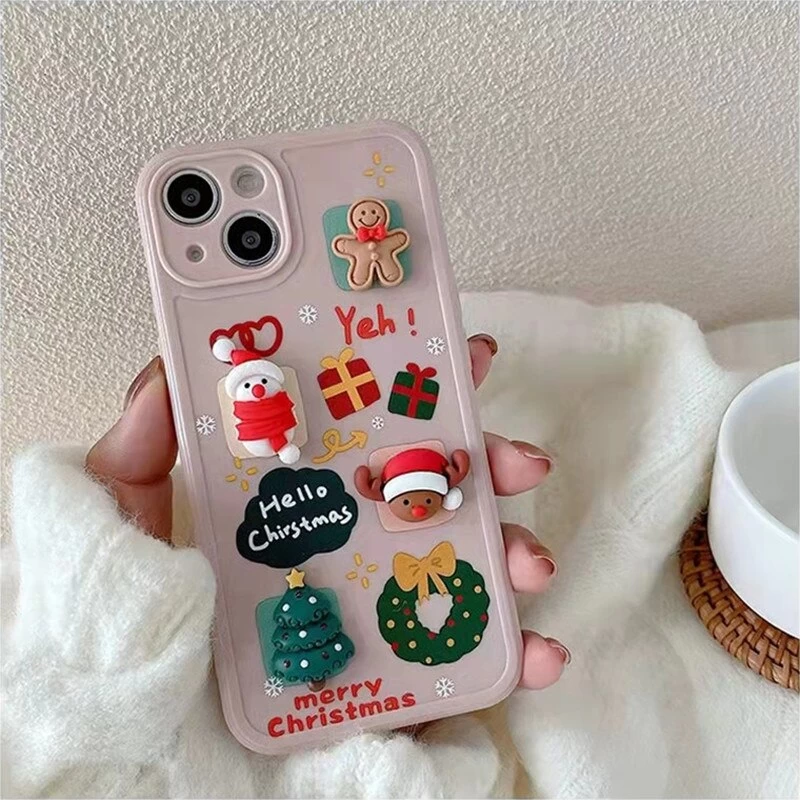 Kawaii Cartoon 3D Snowman IPhone Case 5 Kawaii Cartoon 3D Snowman IPhone Case - Image 3