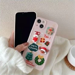 Kawaii Cartoon 3D Snowman IPhone Case 11 Kawaii Cartoon 3D Snowman IPhone Case -Kawaii Fashion Shop Cartoon 3D Snowman Gingerbread Man Shockproof Soft Case For iPhone 13 12 11 Pro Max XR 3