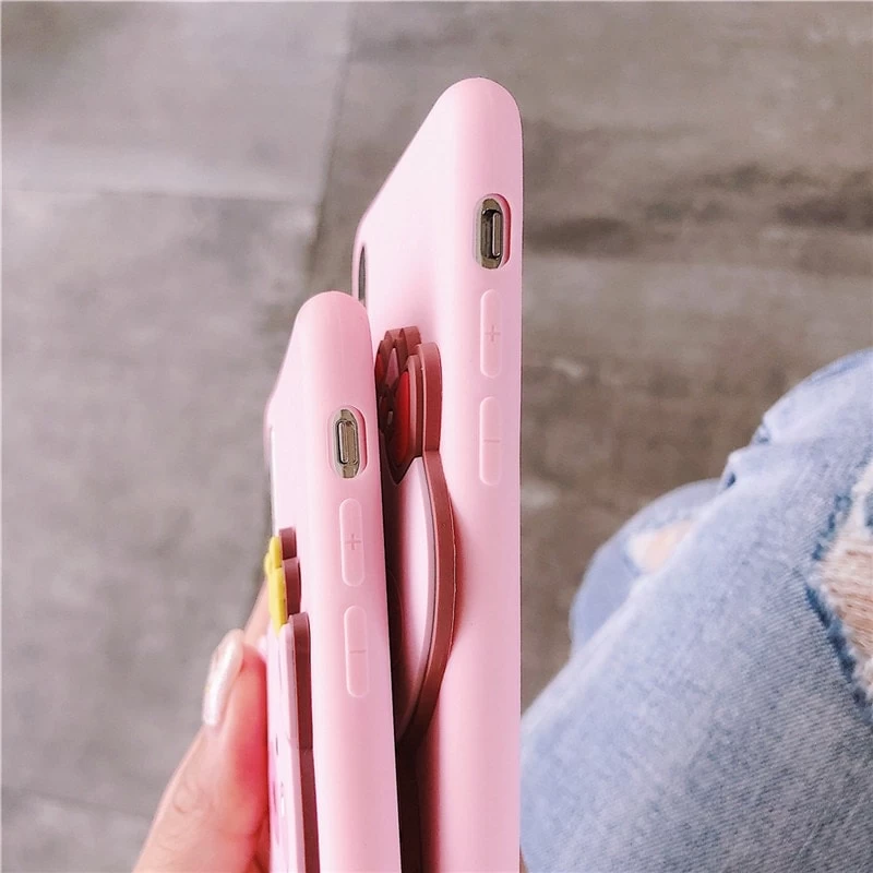 Cartoon 3D Pig Couple Phone Case 4 Cartoon 3D Pig Couple Phone Case - Image 2