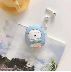 Cute Chicken/Duck Airpods Case -Kawaii Fashion Shop Cartoon Cute chicken For airpods case Silicone Cover For airpods 1 2 Case Earphone 3D Headphone 3