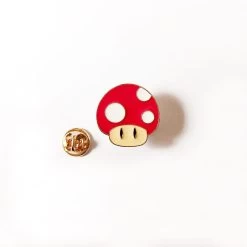 Cartoon Red Mushroom Enamel Pins -Kawaii Fashion Shop Cartoon Enamel Pins For Backpacks Beautiful Women s Brooches Red Mushroom Badges Vintage Jewelry Gift 2
