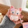 Cute 3D Fox Airpods Case -Kawaii Fashion Shop Cartoon Fox Figure 2021 AirPods 3 Case Apple AirPods 2 Case Cover AirPods Pro Case IPhone