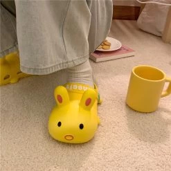 Lovely Rabbit Slippers -Kawaii Fashion Shop Cartoon Lovely Women Slippers Joker Soft Bottom Home Slippers Summer Sandals Slides Girls Hollow Out Beach 5