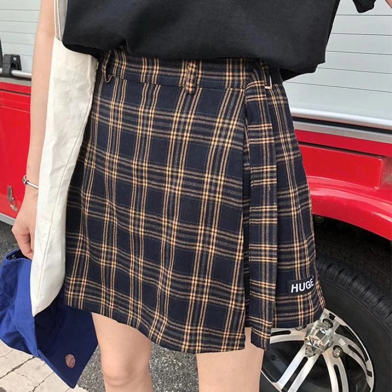 Fashion Vintage Plaid Mini Skirts 6 Fashion Vintage Plaid Mini Skirts - Image 4