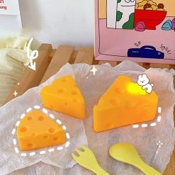 Cheese Night Light -Kawaii Fashion Shop Cheese Night Light Ins Desk Decoration Children Night Light Student Creative Gifts Gifts Birthday Ornaments Creative 2