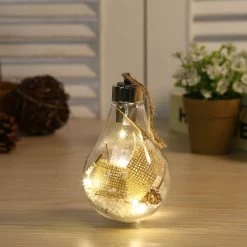 LED Christmas Light Bulb 13 LED Christmas Light Bulb -Kawaii Fashion Shop Christmas LED Ball Lights Ornaments For Christmas Tree New Year 2022 Outdoor Decoration Transparent Festival Christmas 5