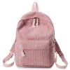 Corduroy School Backpack -Kawaii Fashion Shop College Style Soft Fabric Backpack School Bag Female Corduroy Design School Backpack For Teenage Girls Striped
