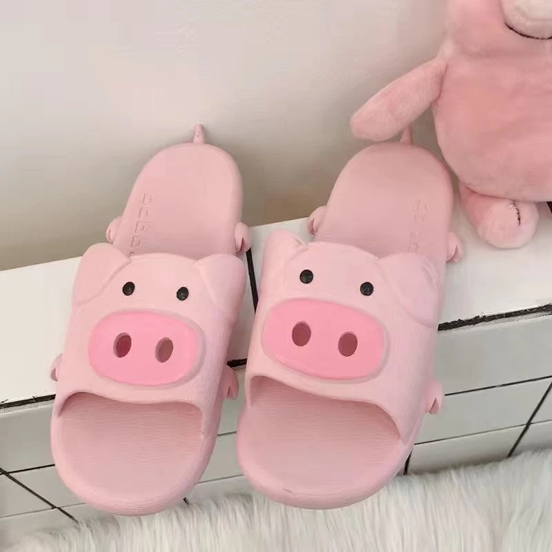 Kawaii Pink Pig Home Slippers 4 Kawaii Pink Pig Home Slippers - Image 2