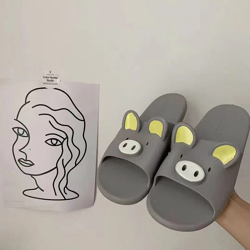 Kawaii Pink Pig Home Slippers 5 Kawaii Pink Pig Home Slippers - Image 3