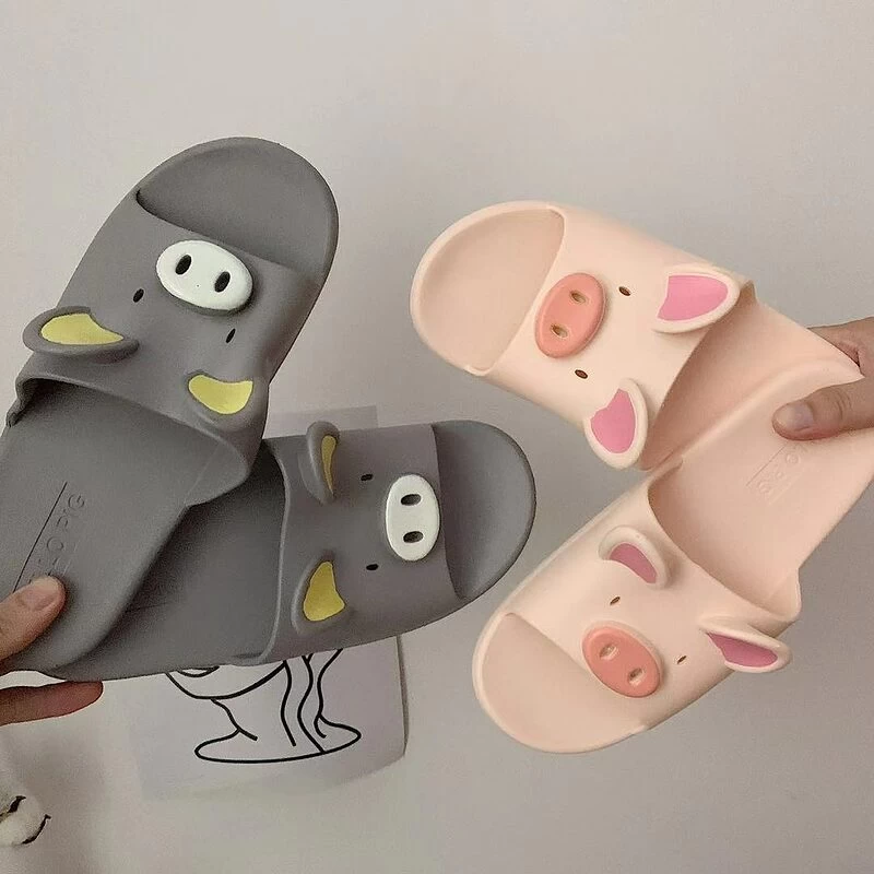 Kawaii Pink Pig Home Slippers 8 Kawaii Pink Pig Home Slippers - Image 6