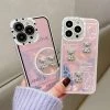 Kawaii 3D Bear IPhone Case -Kawaii Fashion Shop Cute Bear Cartoon Shockproof Laser Phone Case For iPhone 11 12 13 Pro XS Max X