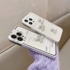 Kawaii 3D Bear IPhone Case -Kawaii Fashion Shop Cute Bear Cartoon Shockproof Laser Phone Case For iPhone 11 12 13 Pro XS Max X 2