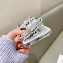 Kawaii 3D Bear IPhone Case -Kawaii Fashion Shop Cute Bear Cartoon Shockproof Laser Phone Case For iPhone 11 12 13 Pro XS Max X 3