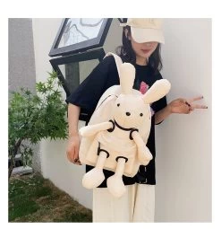 Cute Bunny Doll Backpack -Kawaii Fashion Shop Cute Bunny Doll Backpack 3