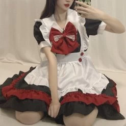 Kawaii Christmas Sexy Maid Loli Dress